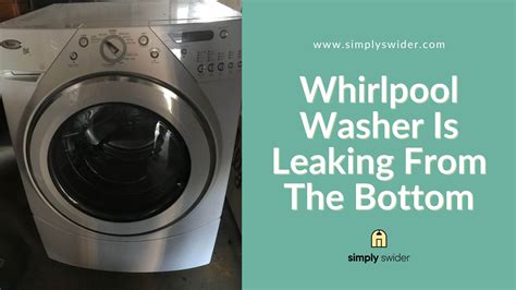 washer leaking during spin cycle|How to Fix a Leaking Washing Machine